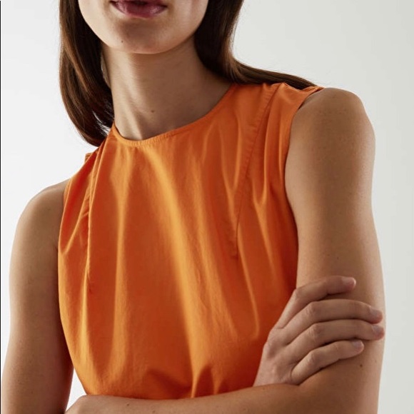 NWT Cos orange gorgeous dress. 10 - Picture 5 of 7